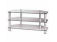 Clear Glass TV Stand. Brand New Clear Glass TV Stand for....