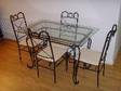 GLASS DINING TABLE AND 4 CHAIRS I have a glass dining....