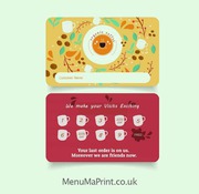Loyalty Card Printing | Restaurant Loyalty Cards UK | MenuMa